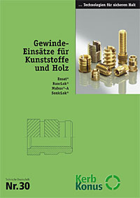 Produkte aus Druckschrift 30 auswählen (Gewinde fr Kunststoffe und Holz)