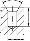 View of the retaining hole